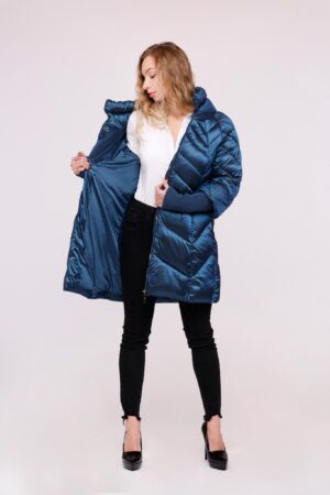 GIACCA lunga trapuntata con mezza manica in maglia ONEWORLD HYBRID