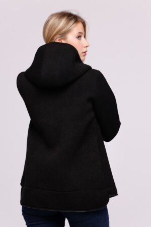 CAPPOTTO trama a righe corto con poussoir