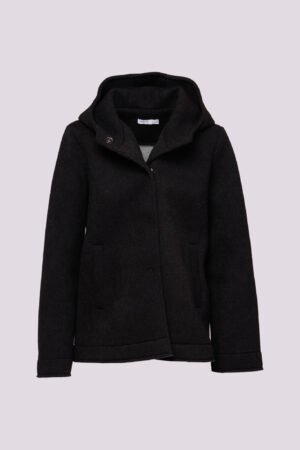 CAPPOTTO trama a righe corto con poussoir