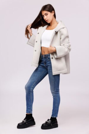 CAPPOTTO trama a righe corto con poussoir ONEWORLD HYBRID