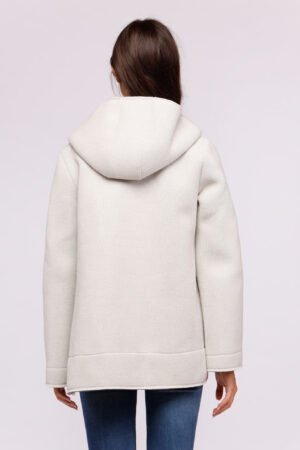 CAPPOTTO trama a righe corto con poussoir