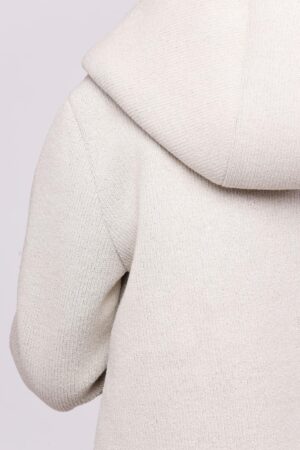 CAPPOTTO trama a righe corto con poussoir