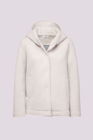 CAPPOTTO trama a righe corto con poussoir