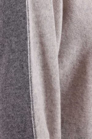 MAGLIA bicolore a girocollo con cuciture esterne