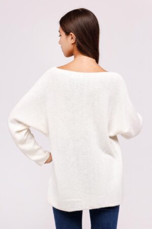 MAGLIA girocollo bicolore con cuciture esterne