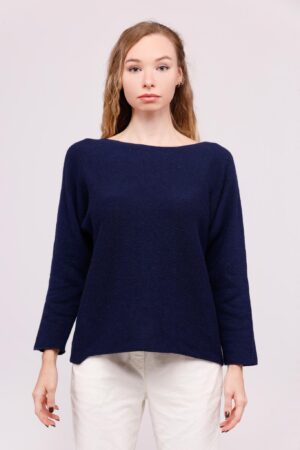 MAGLIA girocollo bicolore con cuciture esterne