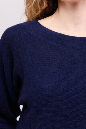 MAGLIA girocollo bicolore con cuciture esterne