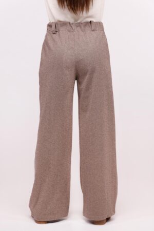 PANTALONE a palazzo senza bottoni con tasche