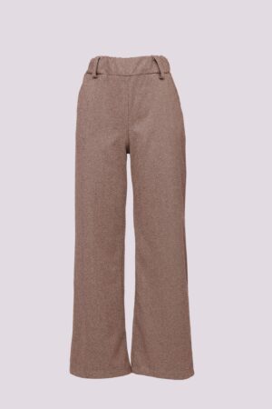 PANTALONE a palazzo senza bottoni con tasche