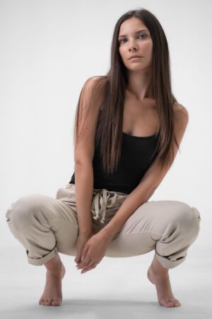 PANTALONE casual con legaccio e risvolti ONEWORLD HYBRID