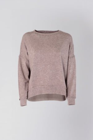 MAGLIA Girocollo rigato a manica larga casual