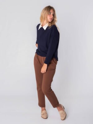 MAGLIA Girocollo rigato a manica larga casual ONEWORLD HYBRID