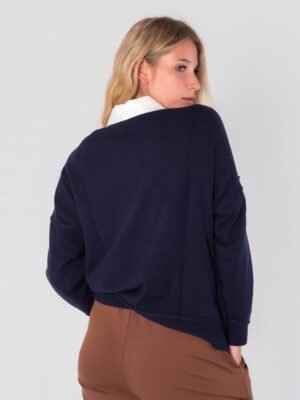 MAGLIA Girocollo rigato a manica larga casual