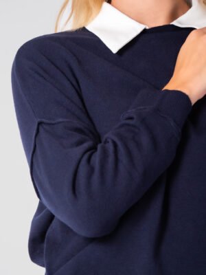 MAGLIA Girocollo rigato a manica larga casual