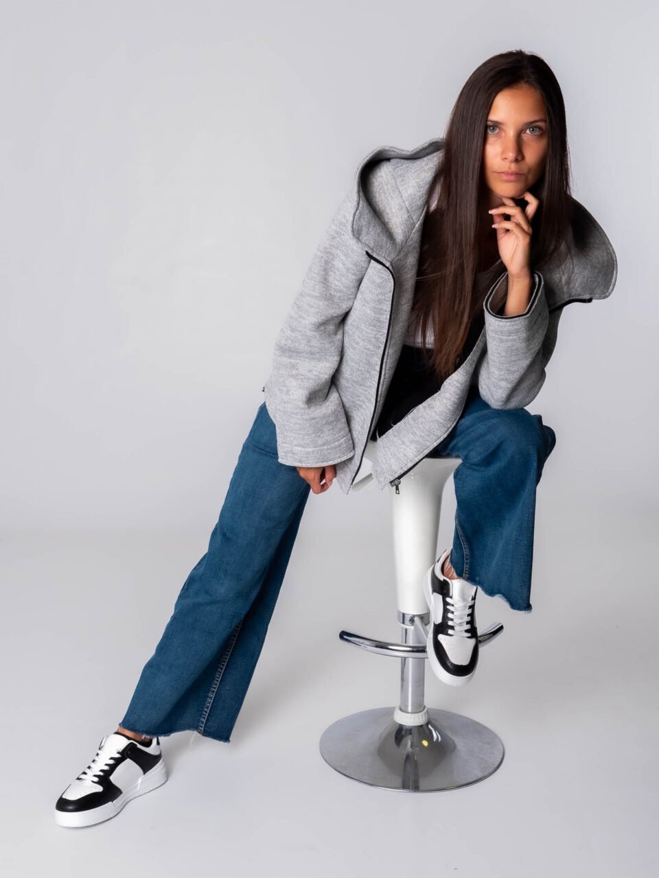 CAPPOTTO cappuccio tasche nascoste e cerniera alta ONEWORLD HYBRID