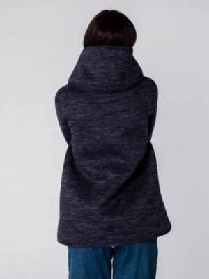 CAPPOTTO cappuccio tasche nascoste e cerniera alta