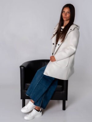 CAPPOTTO morbido tessuto con tre bottoni e fodera interna ONEWORLD HYBRID
