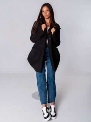 CAPPOTTO morbido tessuto con tre bottoni e fodera interna ONEWORLD HYBRID