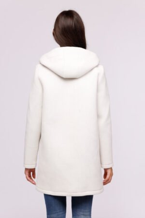 CAPPOTTO felpato lungo con tasche verticali