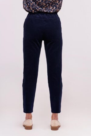 PANTALONE velluto 1000righe con cordino in vita