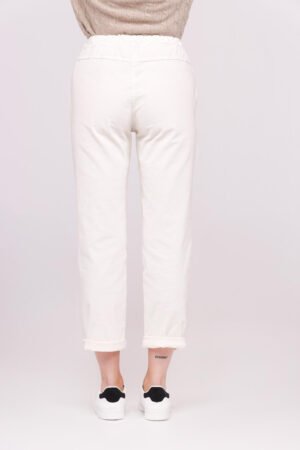 PANTALONE velluto 1000righe con cordino in vita