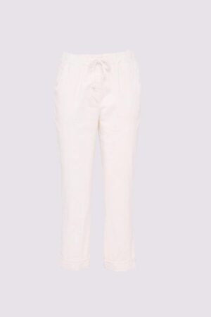 PANTALONE velluto 1000righe con cordino in vita
