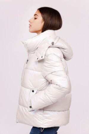 CAPPOTTO piumino corto con fodera imbottita