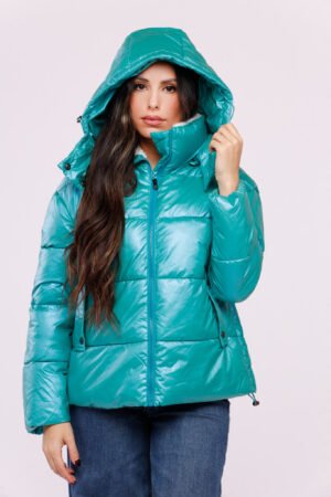 CAPPOTTO piumino corto con fodera imbottita