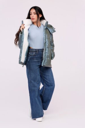 CAPPOTTO piumino corto con fodera imbottita ONEWORLD HYBRID
