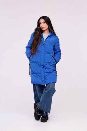 CAPPOTTO piumino lungo con corde sulle tasche ONEWORLD HYBRID