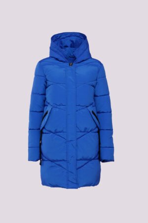 CAPPOTTO piumino lungo con corde sulle tasche