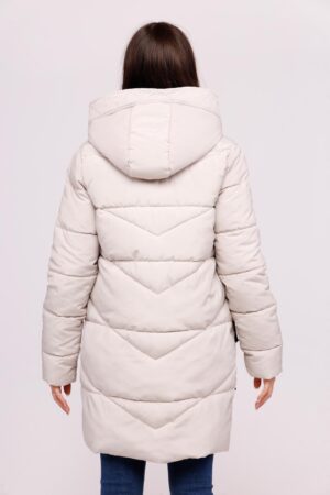 CAPPOTTO piumino lungo con corde sulle tasche
