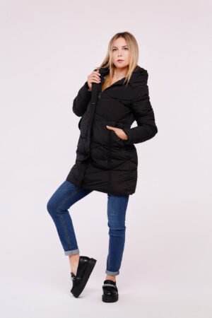 CAPPOTTO piumino lungo con corde sulle tasche ONEWORLD HYBRID