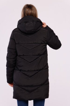 CAPPOTTO piumino lungo con corde sulle tasche