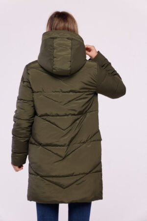 CAPPOTTO piumino lungo con corde sulle tasche
