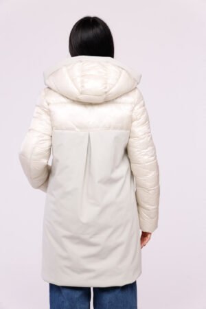 CAPPOTTO piumino lungo doppio tessuto