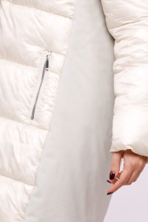 CAPPOTTO piumino lungo doppio tessuto