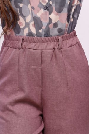 PANTALONE classico con risvolti alle caviglie e taschine laterali