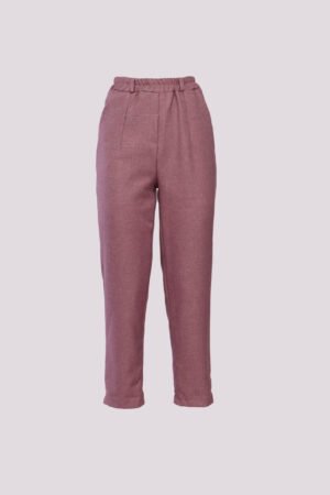 PANTALONE classico con risvolti alle caviglie e taschine laterali