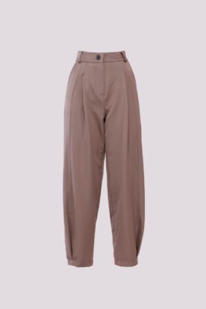 PANTALONE elegante con pieghe e cuciture esterne