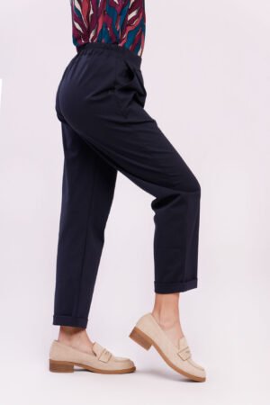 PANTALONE comodo senza bottoni con elastico in vita