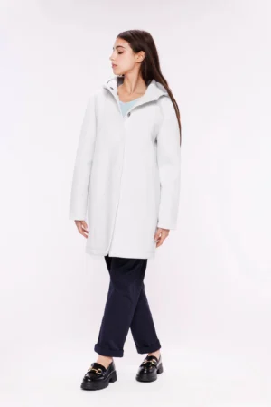 CAPPOTTO in tessuto piquet con tasche a filetto verticali e cuciture esterne ONEWORLD HYBRID
