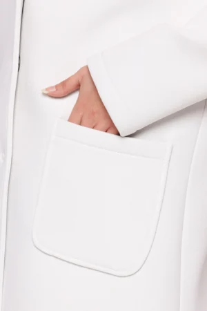 CAPPOTTO lungo con tasche orizzontali e bottoncini interni a pressione