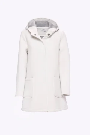 CAPPOTTO lungo con tasche orizzontali e bottoncini interni a pressione