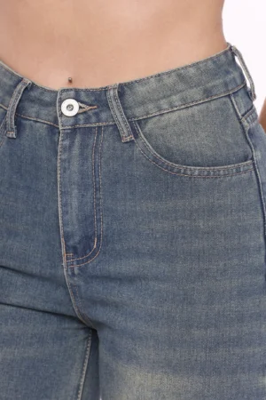 PANTALONI a palazzo con bordi alti e tasche laterali