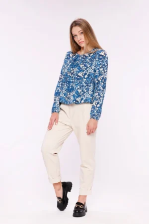 BLUSA Girocollo con risvolto e maniche a tre quarti ONEWORLD HYBRID