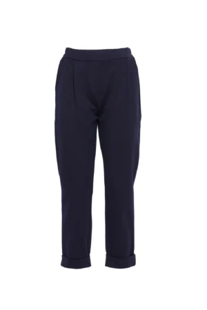 PANTALONE Comodo dal taglio classico con chiusura a elastico