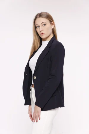 GIACCA Blazer di tendenza monopetto con collo reverse