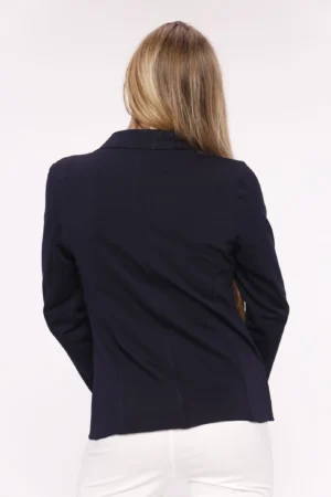 GIACCA Blazer di tendenza monopetto con collo reverse