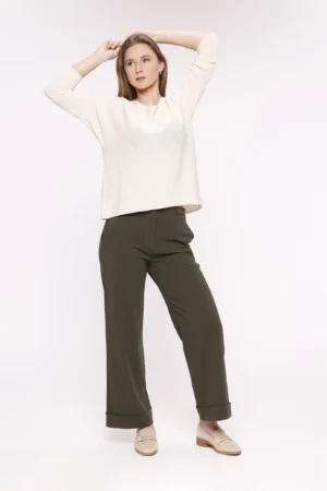 MAGLIA a manica lunga con cuciture esterne e scollo a barchetta ONEWORLD HYBRID